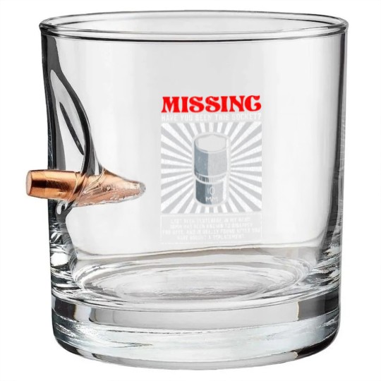 Discover Funny Mechanic 10mm Socket Missing Workshop Tool Bullet Whiskey Glasses