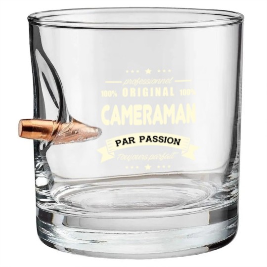 Discover Cameraman Original Bullet Whiskey Glasses