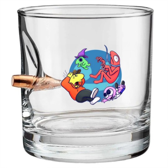Discover The smiling friends are here! Classic Bullet Whiskey Glasses