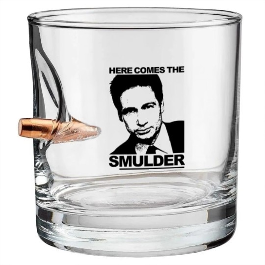 Discover Here Comes the sMulder - X-Files Returns in 2016! - David Duchovny - Bullet Whiskey Glasses