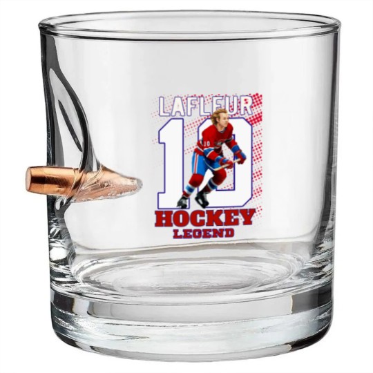 Discover Guy Lafleur 10 Canadian Hockey Legend Classic Bullet Whiskey Glasses