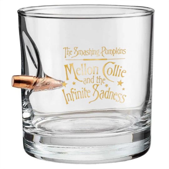 Discover Smashing Pumpkins Mellon Collie Infinite Ladies Short Sleeve Bullet Whiskey Glasses Graphic Tees