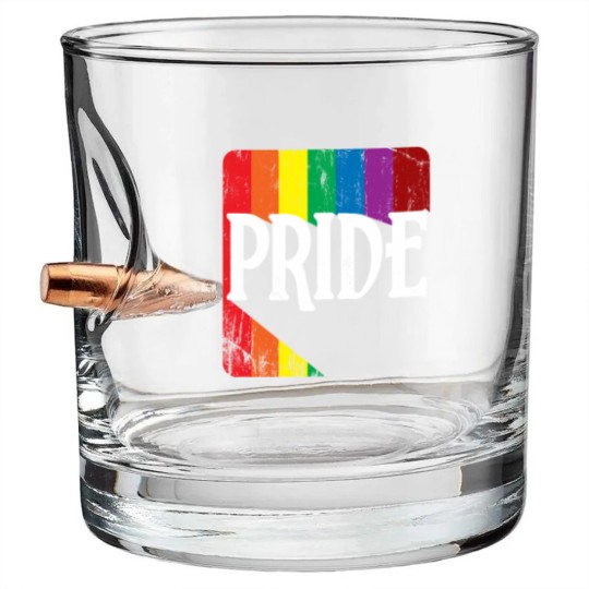 Discover LGBT Pride Rainbow Cool Statement Gift Bullet Whiskey Glasses