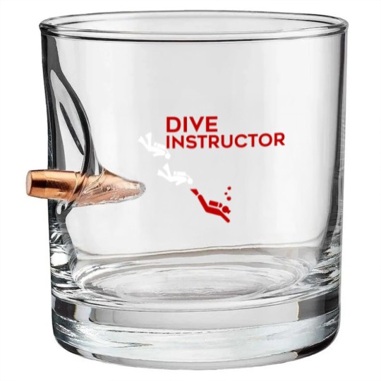 Discover Dive Instructor - Dive Instructor Bullet Whiskey Glasses