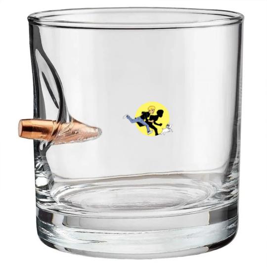 Discover Double Tin Quest - Jonny Quest - Bullet Whiskey Glasses