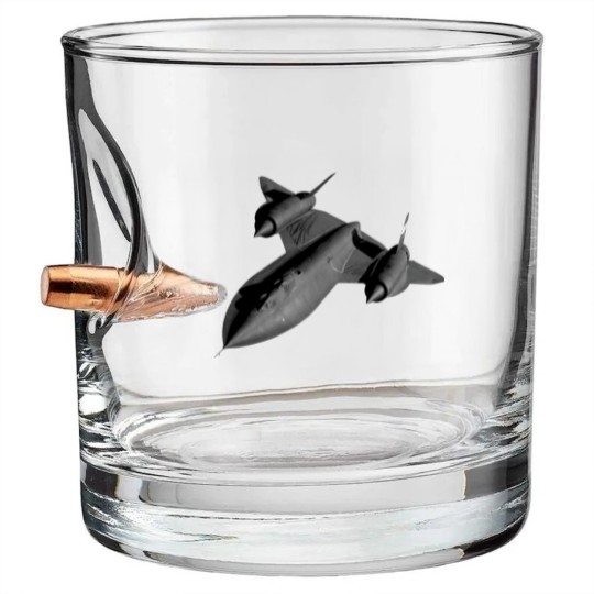 Discover SR-71B Blackbird Flying - Flying - Bullet Whiskey Glasses
