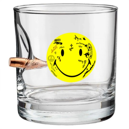 Discover Lil Wayne Tattoo Smiley Bullet Whiskey Glasses