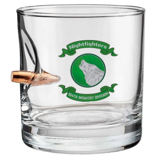 Discover 104th Infantry Division (104th ID) Bullet Whiskey Glasses