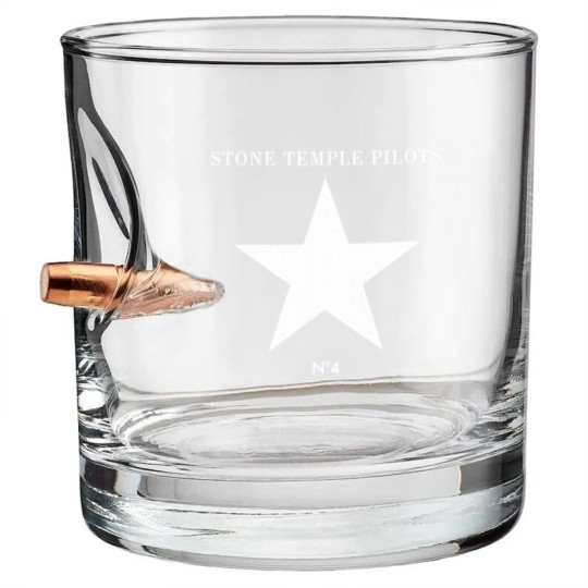 Discover Stone Temple Pilots Rock Band Number 4 Album Cover Adult Short Sleeve Bullet Whiskey Glasses