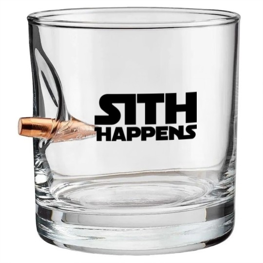 Discover Sith happens Bullet Whiskey Glasses