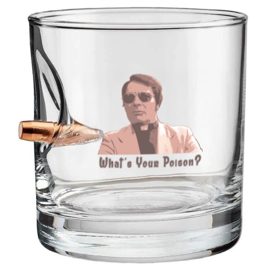 Discover What's Your Poison? - Jim Jones - Bullet Whiskey Glasses