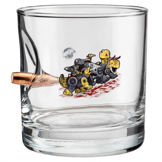 Discover Bots Before Time - Dinosaur - Bullet Whiskey Glasses