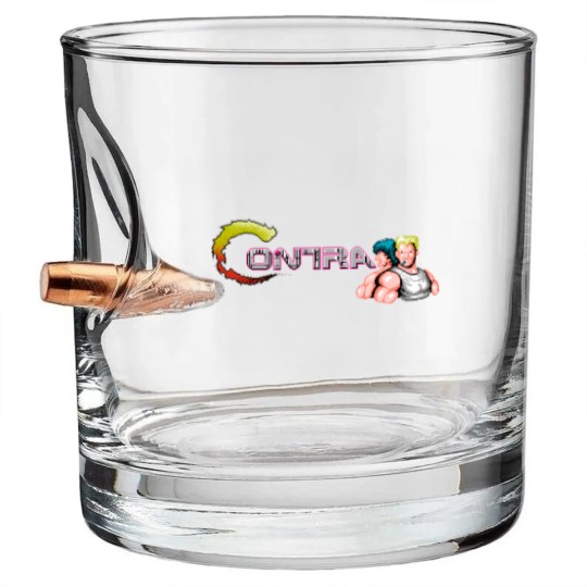 Discover Contra - Nintendo - Bullet Whiskey Glasses