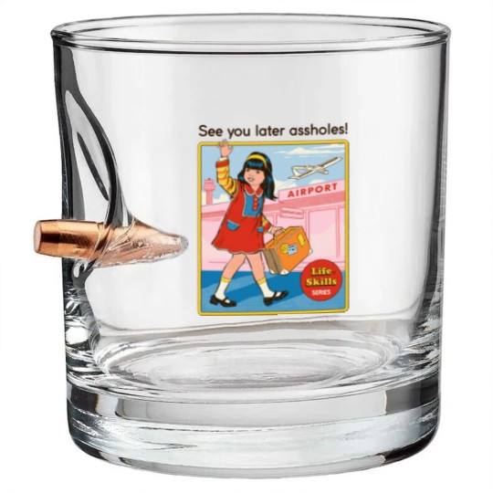 Discover See You Later - Funny - Bullet Whiskey Glasses