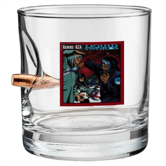 Discover Vintage Genius GZA liquid swords hip hop RETRO Bullet Whiskey Glasses