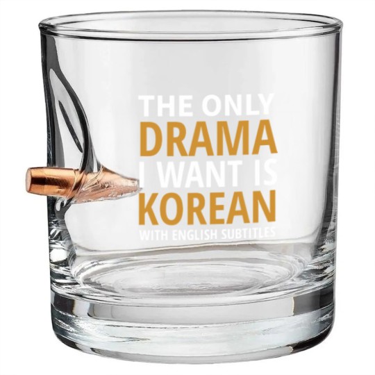 Discover I Watch Kdrama Bullet Whiskey Glasses