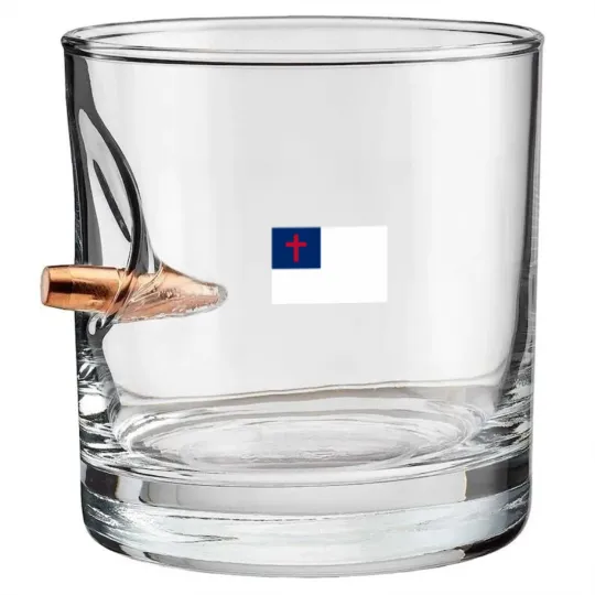 Discover Christian Flag Bullet Whiskey Glasses