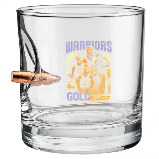 Discover Stephen Curry, Klay Thompson, Draymond Green, Kevon Looney Bullet Whiskey Glasses