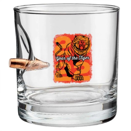 Discover Year of the Tiger 2022 - Year Of The Tiger - Bullet Whiskey Glasses