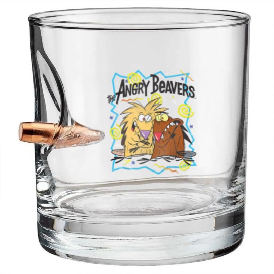 Discover Beaver Liquor Bullet Whiskey Glasses Nick 90s The Angry Beavers Insane Humorous