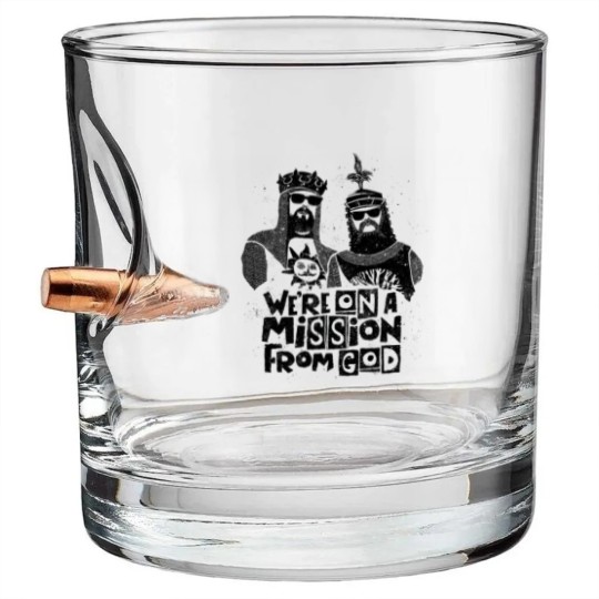 Discover The Blues Brethren - Monty Python And The Holy Grail - Bullet Whiskey Glasses