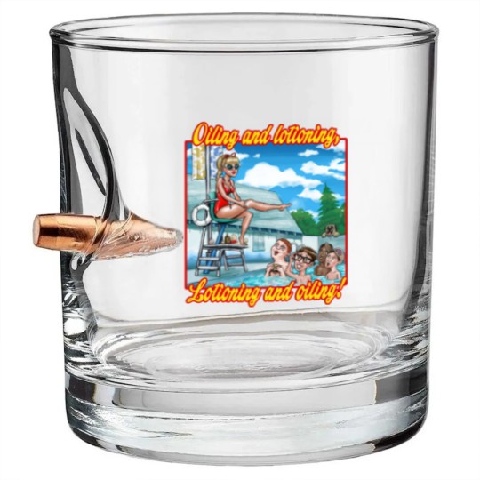 Discover Oiling and Lotioning - TEXT - The Sandlot - Bullet Whiskey Glasses