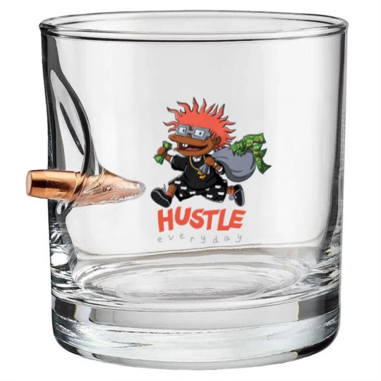 Discover Hustle Rugrats Unisex Bullet Whiskey Glasses Match Jordan 12 Utility Grind