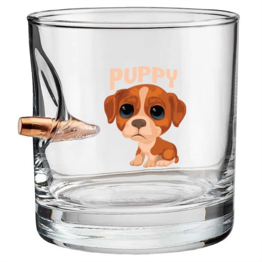 Discover Puppy - Puppy - Bullet Whiskey Glasses