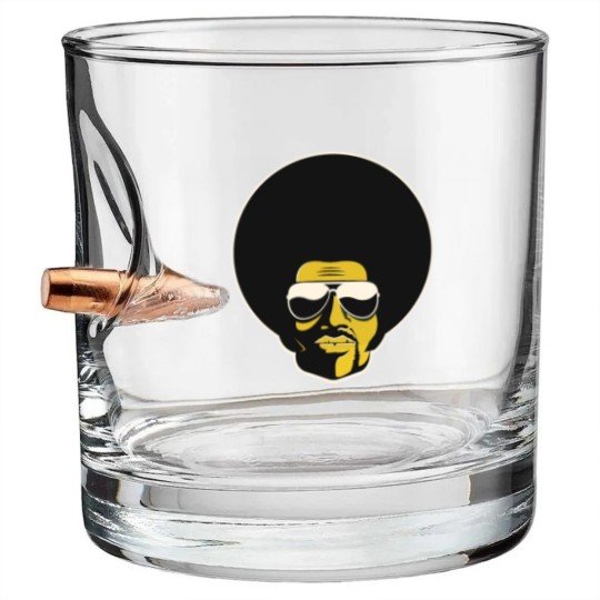 Discover Black Man, Afro, Retro, Legend, African American Bullet Whiskey Glasses
