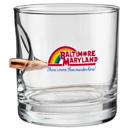Discover Baltimore Maryland - Reading rainbow - Baltimore Maryland - Bullet Whiskey Glasses