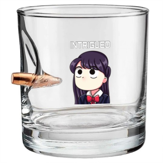 Discover Komi Can't Communicate - intrigued - Komi Cant Communicate - Bullet Whiskey Glasses