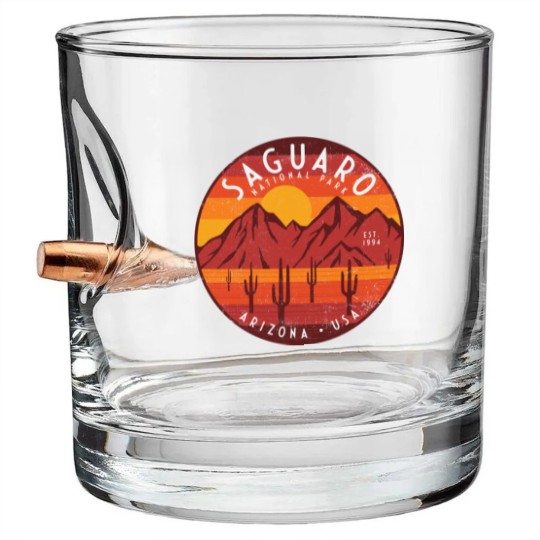 Discover Saguaro National Park - Saguaro National Park - Bullet Whiskey Glasses