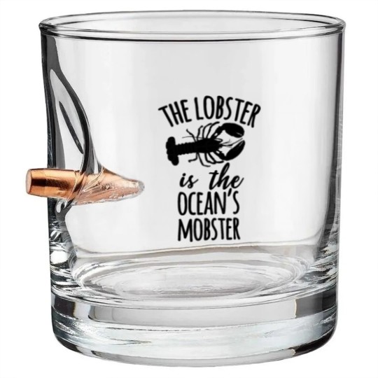 Discover The lobster is the ocean's mobster Bullet Whiskey Glasses