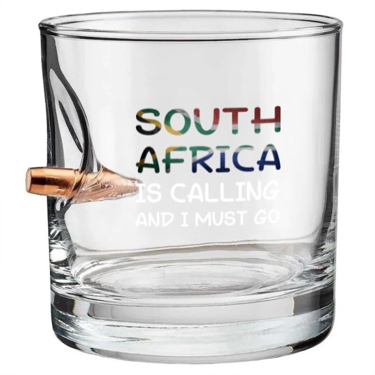 Discover South Africa is calling and I must go - South Africa - Bullet Whiskey Glasses