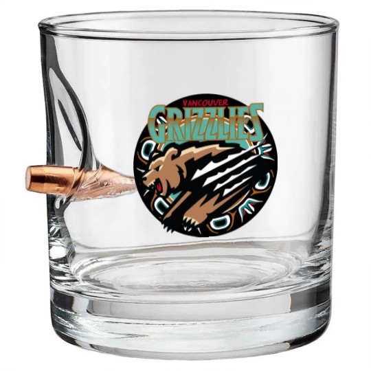 Discover Vancouver Grizzlies Retro - Vancouver Grizzlies - Bullet Whiskey Glasses