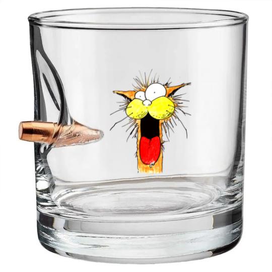 Discover Ack! - Bill The Cat - Bullet Whiskey Glasses