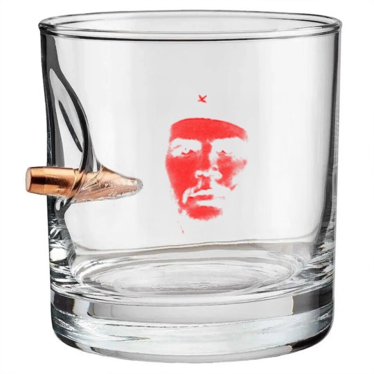 Discover Che Guevara By Circles - Che Guevara By Circles Lines Iconic - Bullet Whiskey Glasses