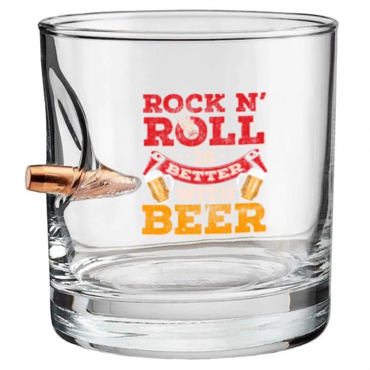 Discover rock n roll beer Bullet Whiskey Glasses