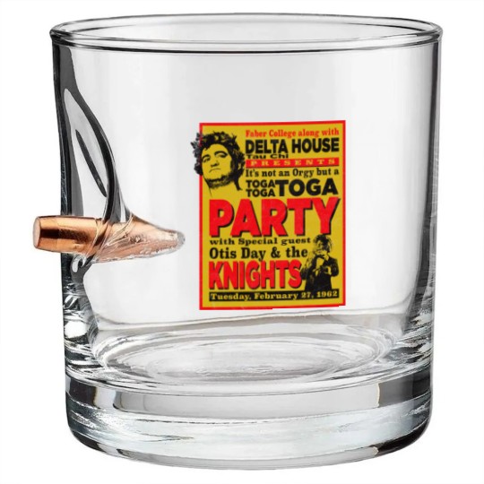 Discover Delta House Flyer from Animal House - Animal House Toga - Bullet Whiskey Glasses