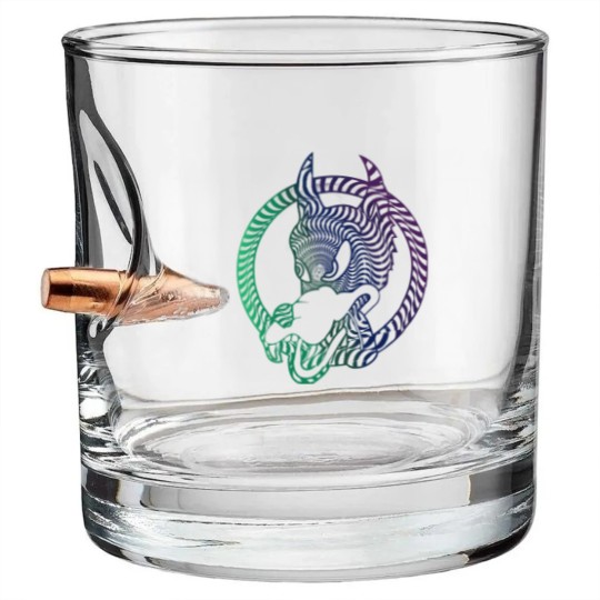 Discover Jerry Garcia Wolf guitar Dead Bullet Whiskey Glasses