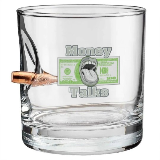 Discover Money Talks Bullet Whiskey Glasses to Match Jordan Retro 5 Green Bean