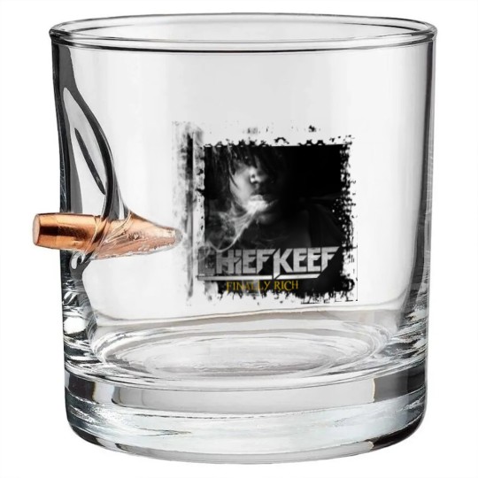 Discover Chief Keef Delux Cover Bullet Whiskey Glasses