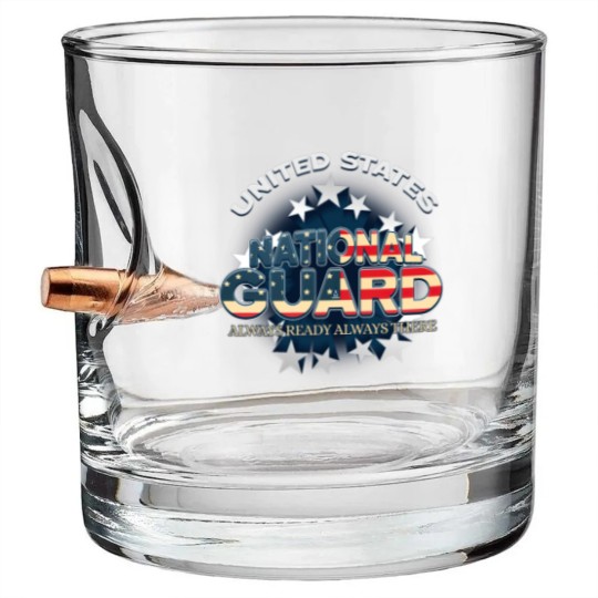 Discover US National Guard Always Ready Always re Army Bullet Whiskey Glasses