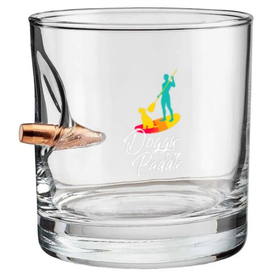 Discover Sup Dog Standup Paddle Board Gift Gift Bullet Whiskey Glasses Bullet Whiskey Glasses