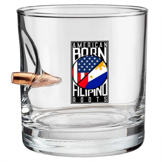 Discover American Born Filipino - Fil-Am Filipino American Bullet Whiskey Glasses