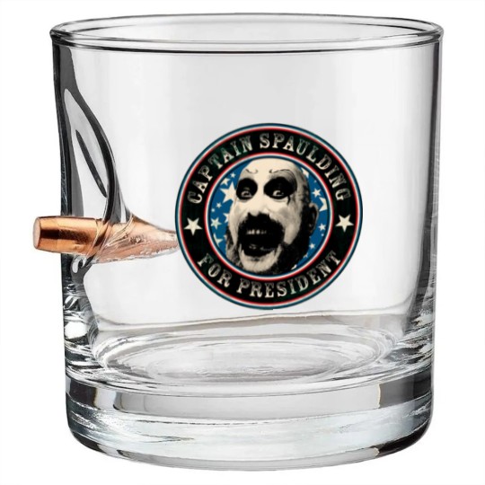 Discover Captain Spaulding For President Bullet Whiskey Glasses Bullet Whiskey Glasses