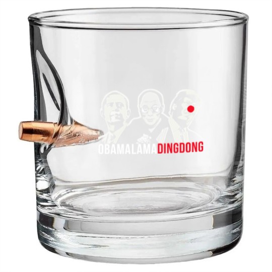 Discover Obama Lama Ding Dong Bullet Whiskey Glasses
