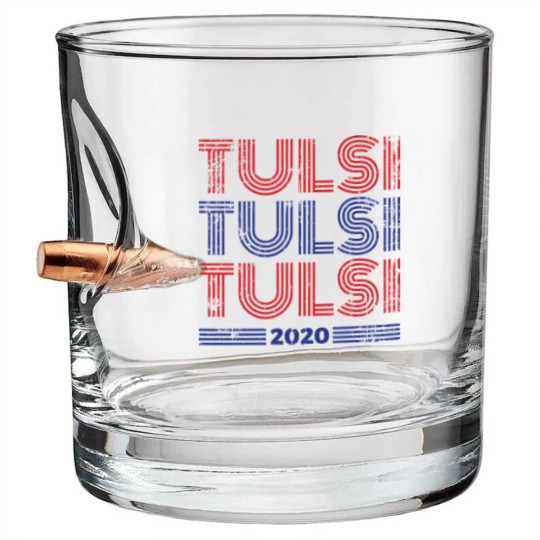 Discover Tulsi Gabbard President 2020 Campaign Bullet Whiskey Glasses