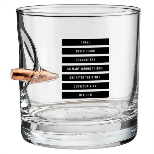Discover So Many Bad Things Bullet Whiskey Glasses