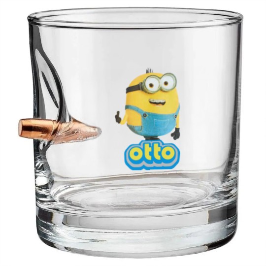 Discover Otto Bullet Whiskey Glasses, Minion Despicable Me Bullet Whiskey Glasses, Minions Road The Rise Of Gru Bullet Whiskey Glasses